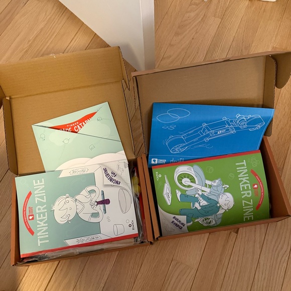 Two New KiwiCo Tinker Zine Engineering Kits - Picture 3 of 4